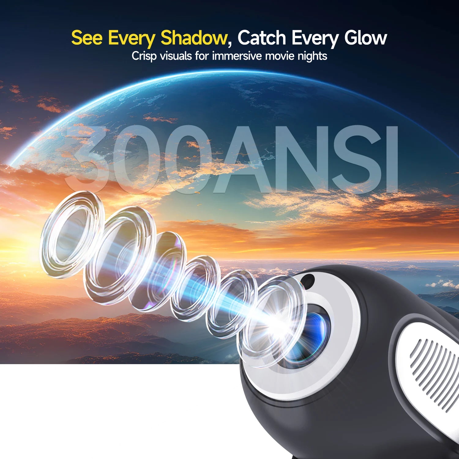 Magcubic HY300 X 4K 720P Android 11 Projector