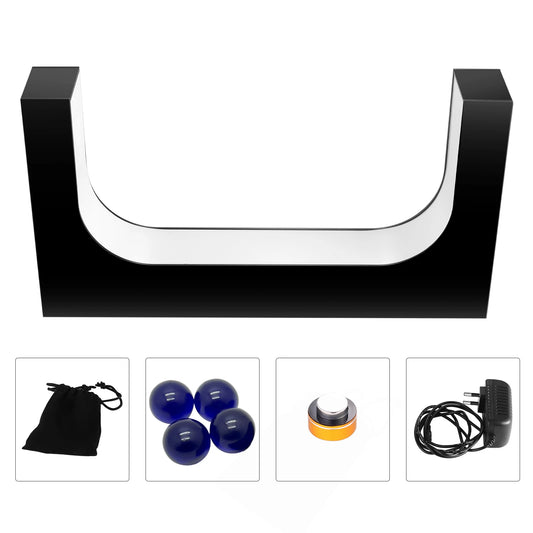 Floating Shoe Display Magnetic Levitation Sneaker Stand With LED Light Rotating Floating Holder Rack For Holiday Birthday Gifts