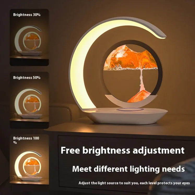 Wireless Charging Sand Art Lamp