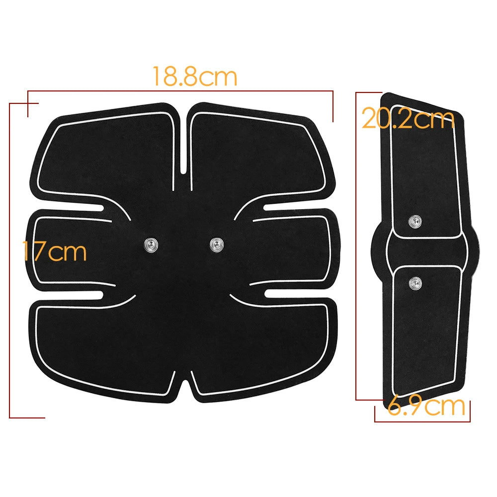 EMS Muscle Stimulator Hips Arms Abdomen Trainer Abs Wireless Smart Abdominal Muscle Home Slimming Fitness Patch Massage Machine