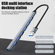 7 Ports USB 3.0 Type C HUB Expander Splitter High Speed OTG Adapter Docking Station For LaptopPC Hard Drive Mouse Keyboard