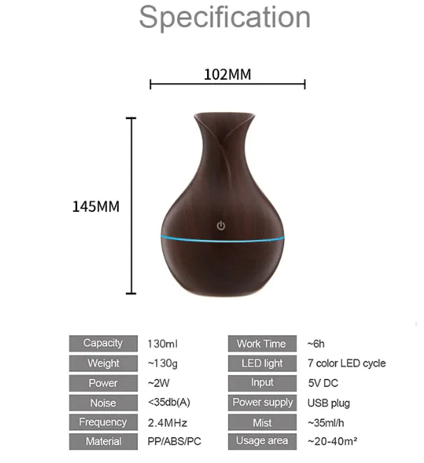 Ultrasonic Aroma Humidifier