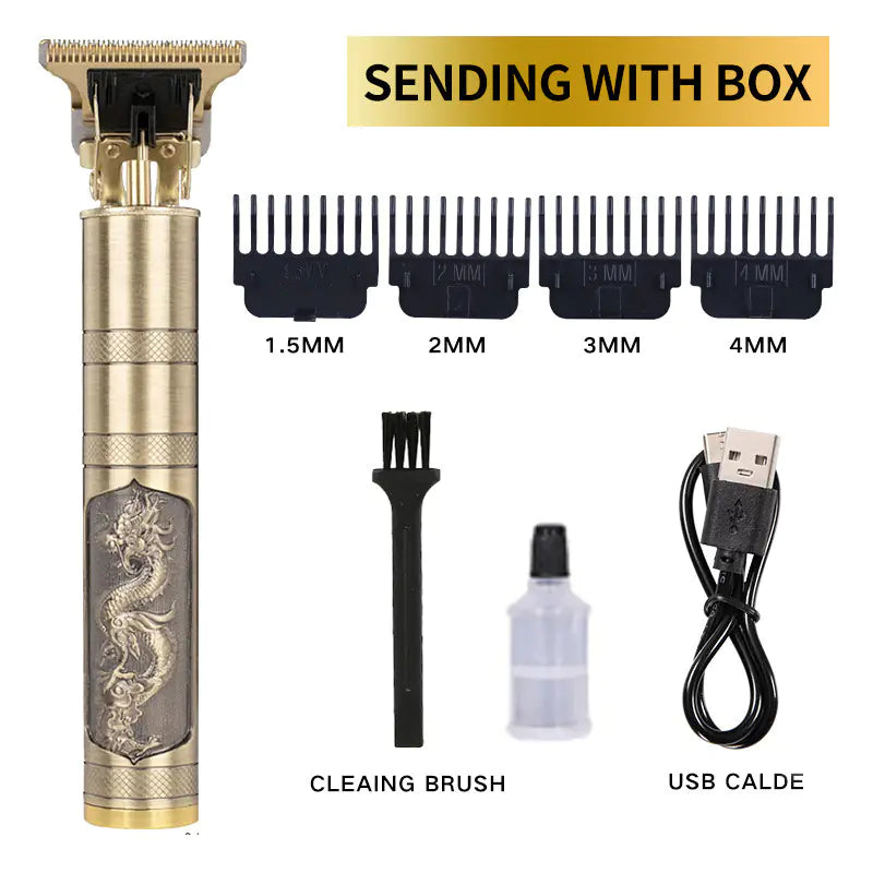 Aptus Praxis Professional T-Blade Hair Clipper & Trimmer with Artistic Designs