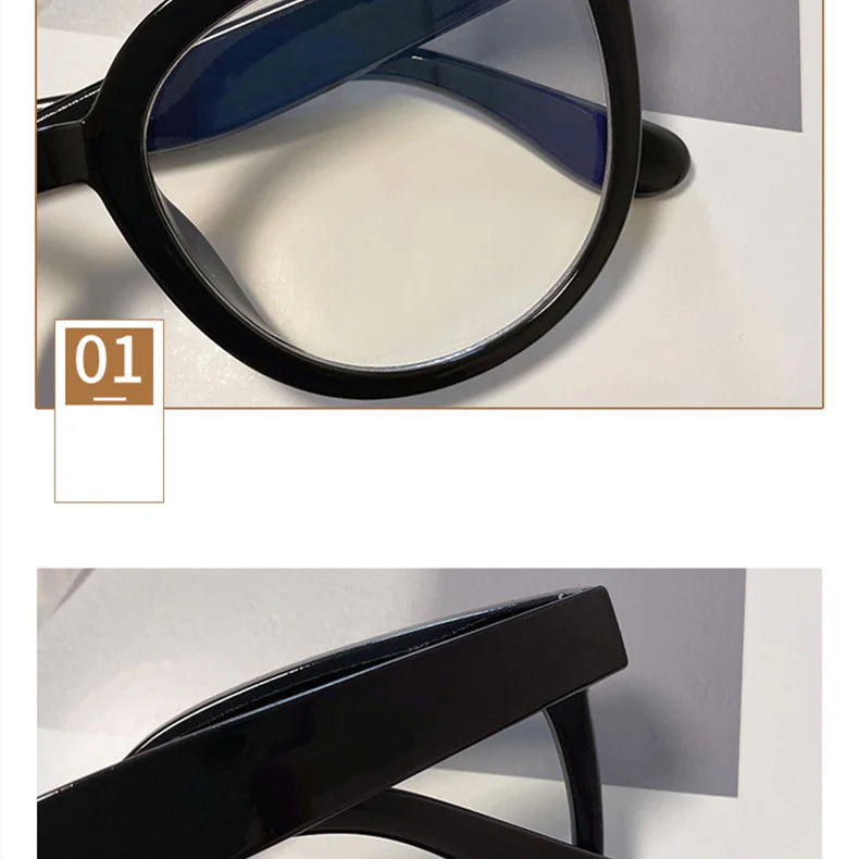 Round Frame Anti-Blue Light Glasses
