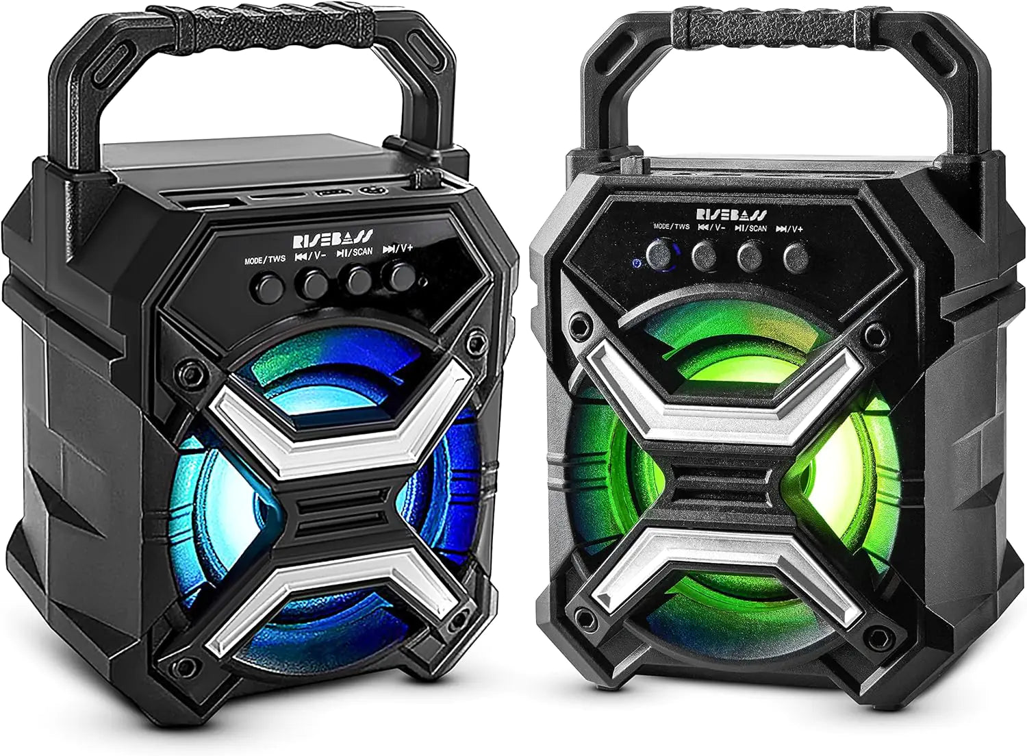 RISEBASS Compact Bluetooth Speaker: Your Portable Party