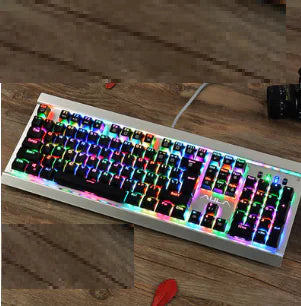 Computer & Peripherals Genuine Wolf Spider S2022 real mechanical keyboard [black blue axis]