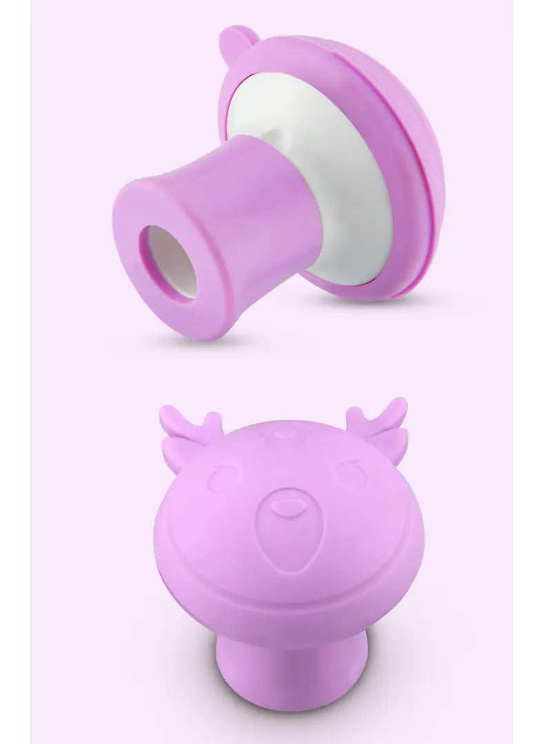 Facial Slimming Device with Massage and Jaw Trainer Pink Deer