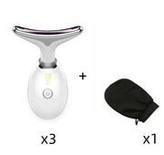 Neck Care Massage Device 3PC White with 1PC Glove USB