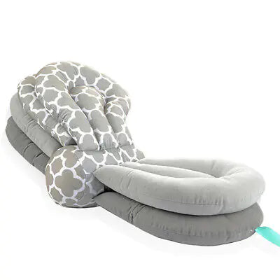 Aptus Praxis Innovative & Versatile Nursing Pillow - Ergonomic Support for Breastfeeding & Tummy Time