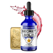 FWS Colloidal Gold - Liquid Gold Drops - 99.99% Pure Swiss Gold - 100 ppm - Ruby Red - Real 24K Gold - Gold Water - Ascension Aid - Brain Boost - Enhance Awareness Clarity Dreams and Intuition