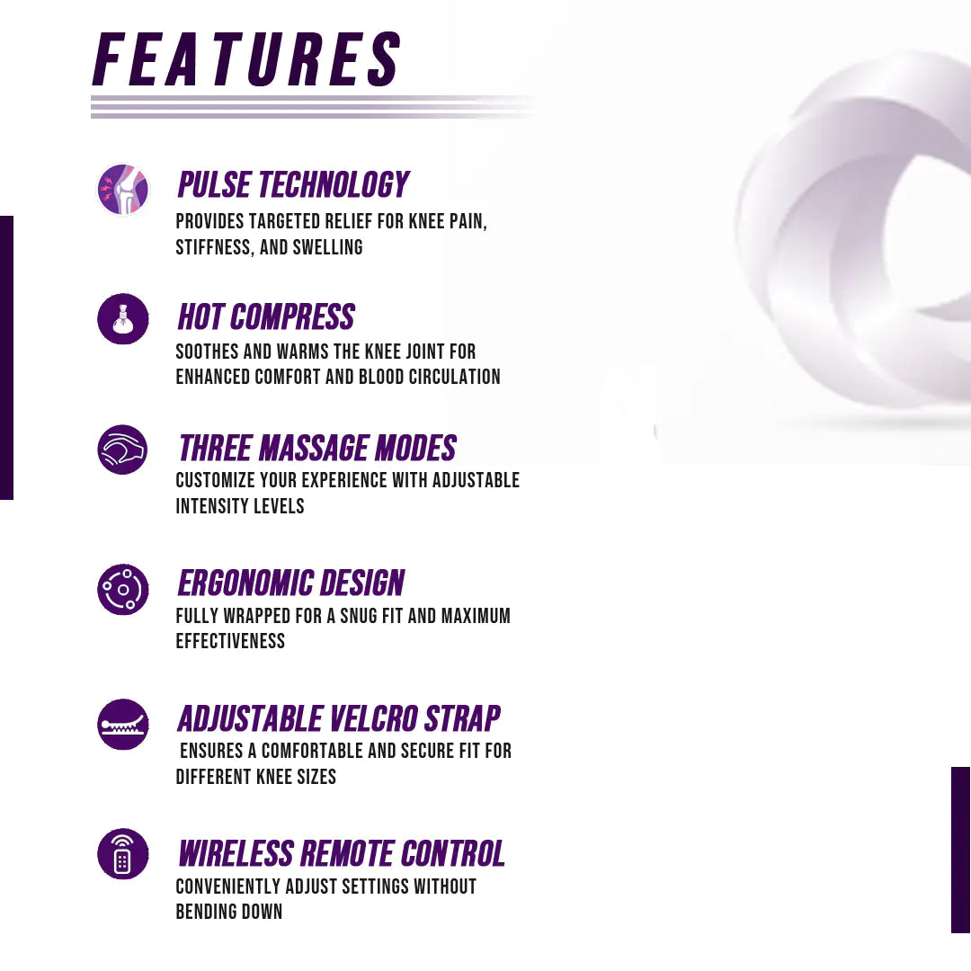 Aptus Praxis Smart Knee Massager: Targeted Relief & Recovery