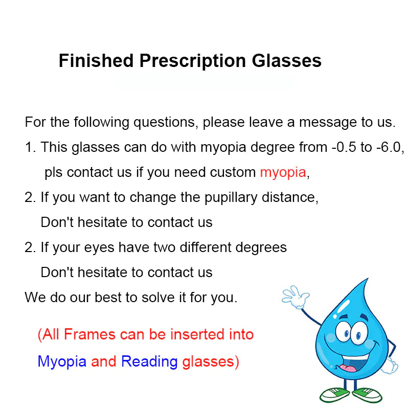 Men's Vintage Blue Light Blocking Square Eyeglasses