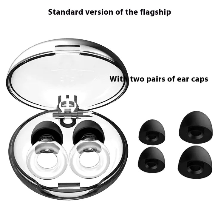 Silent Rest Sleep Earplugs Transparent Color