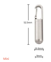 Portable Waterproof Stainless Steel Pill Box