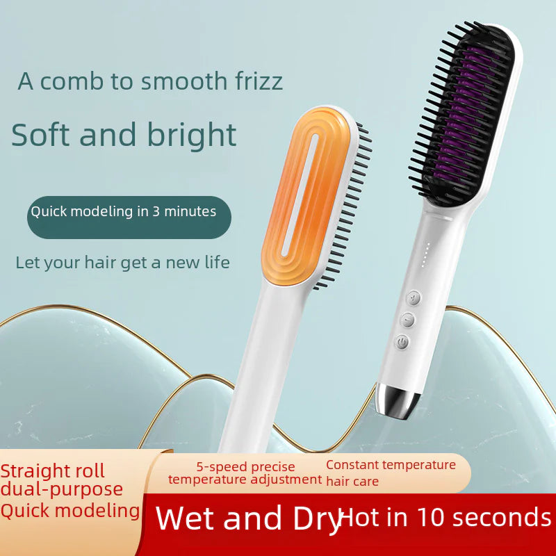 Aptus Praxis 2-in-1 Ionic Hair Straightening Brush & Curler