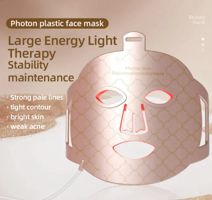 Aptus Praxis Silicone LED Light Therapy Mask - Anti-Aging & Rejuvenation