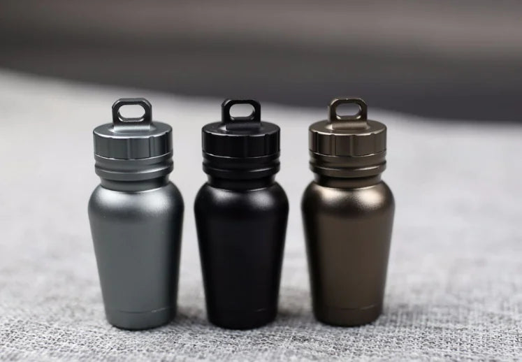 Aluminum Alloy Waterproof Capsule Bottle
