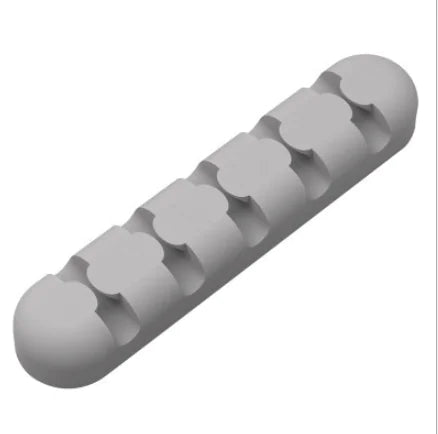 Aptus Praxis Silicone Cable Organizer Clips - Desktop Cord Holder & Management