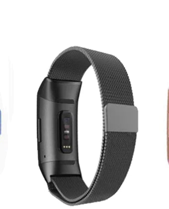 Aptus Praxis Stainless Steel Milanese Loop for Fitbit Charge 3