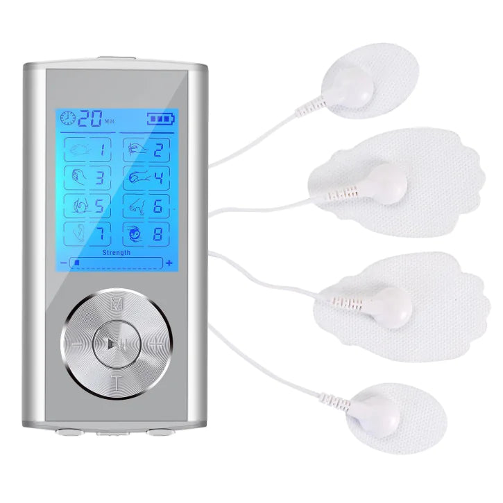 Massage Device for Meridian Therapy and Relaxation Silver EU