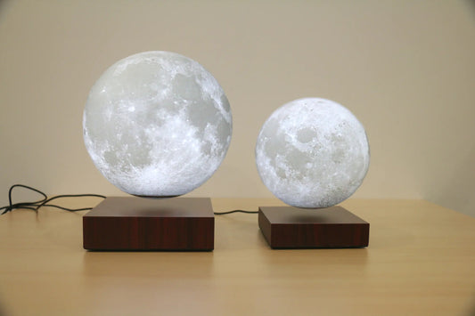 Magnetic Levitation LED Moon Lamp Night Light – 3D Printed