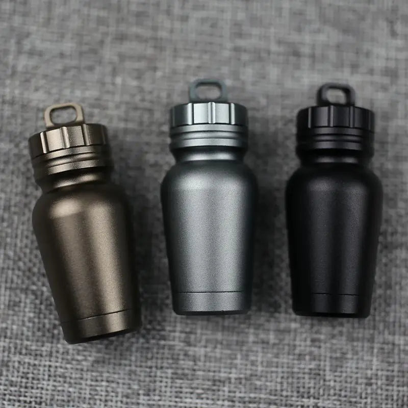 Aluminum Alloy Waterproof Capsule Bottle