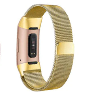 Aptus Praxis Stainless Steel Milanese Loop for Fitbit Charge 3