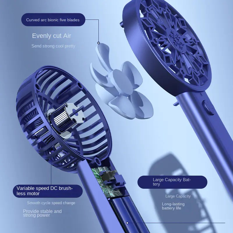 Portable Mini USB Handheld Silent Electric Fan