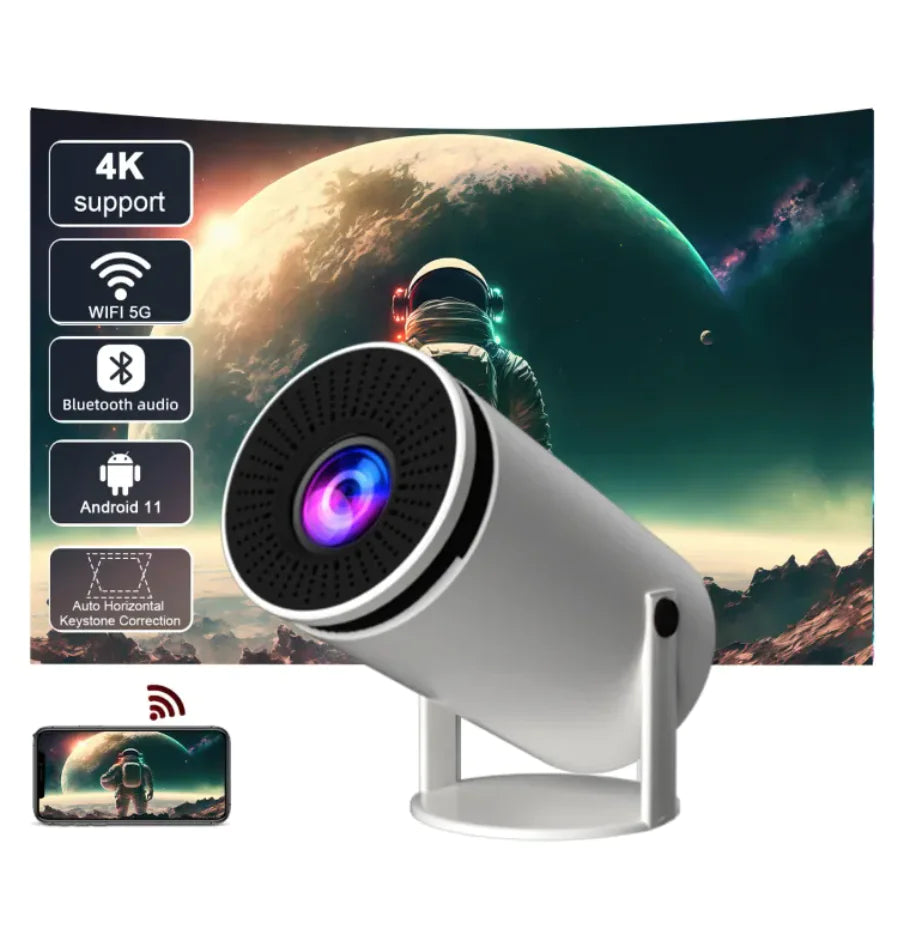 Aptus Praxis Smart HD Projector - 720p WiFi & Bluetooth (4K Support)