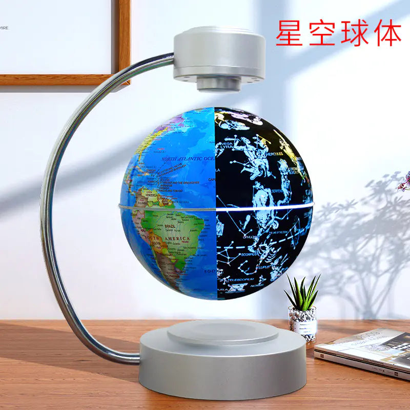 6-Inch Magnetic Levitation Globe with LED Home Decor