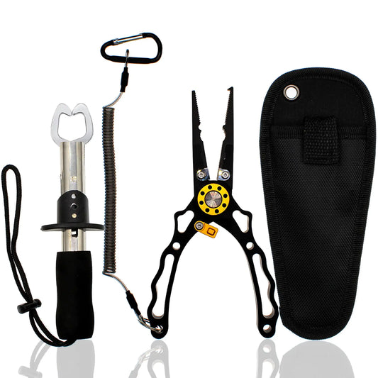 Multi-Function Fish Lip Gripper & Fishing Pliers Tool Set