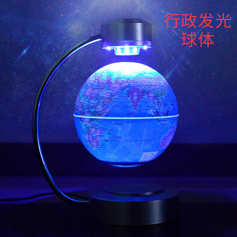 6-Inch Magnetic Levitation Globe with LED Home Decor