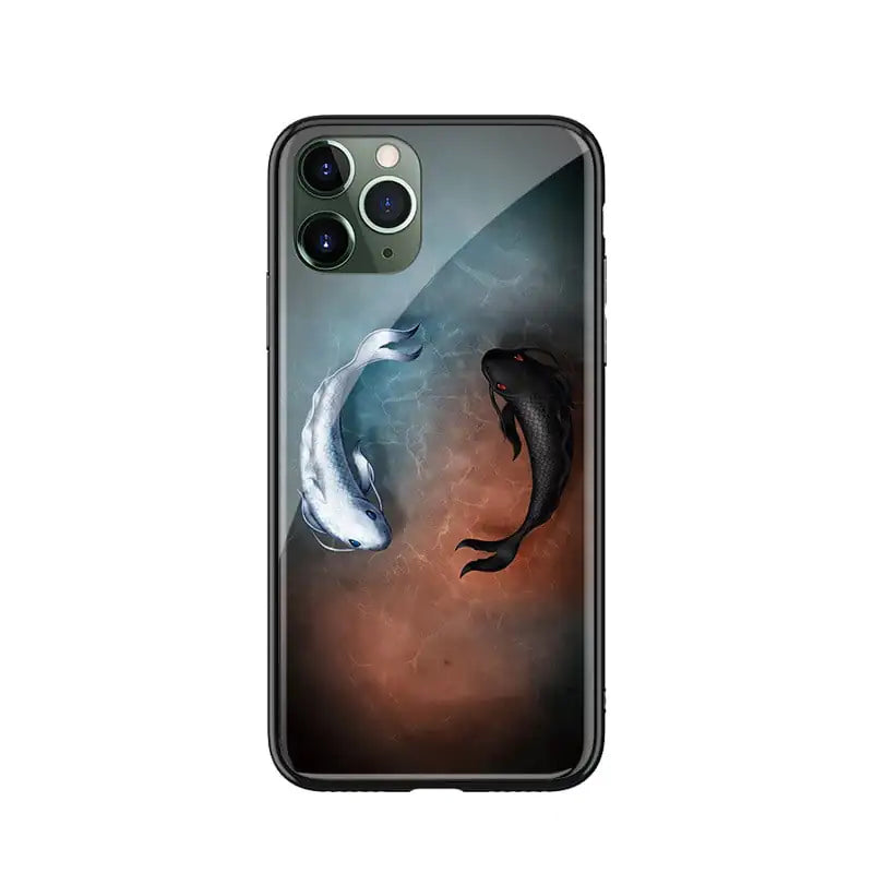 Painted Leather Phone Case