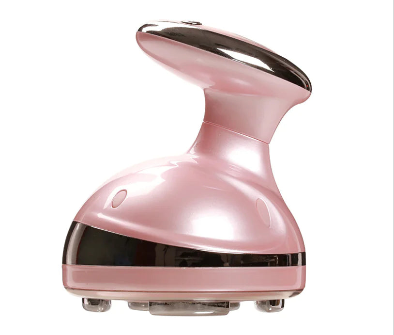 Slimming Device with Ultrasonic Vibration Massage Pink