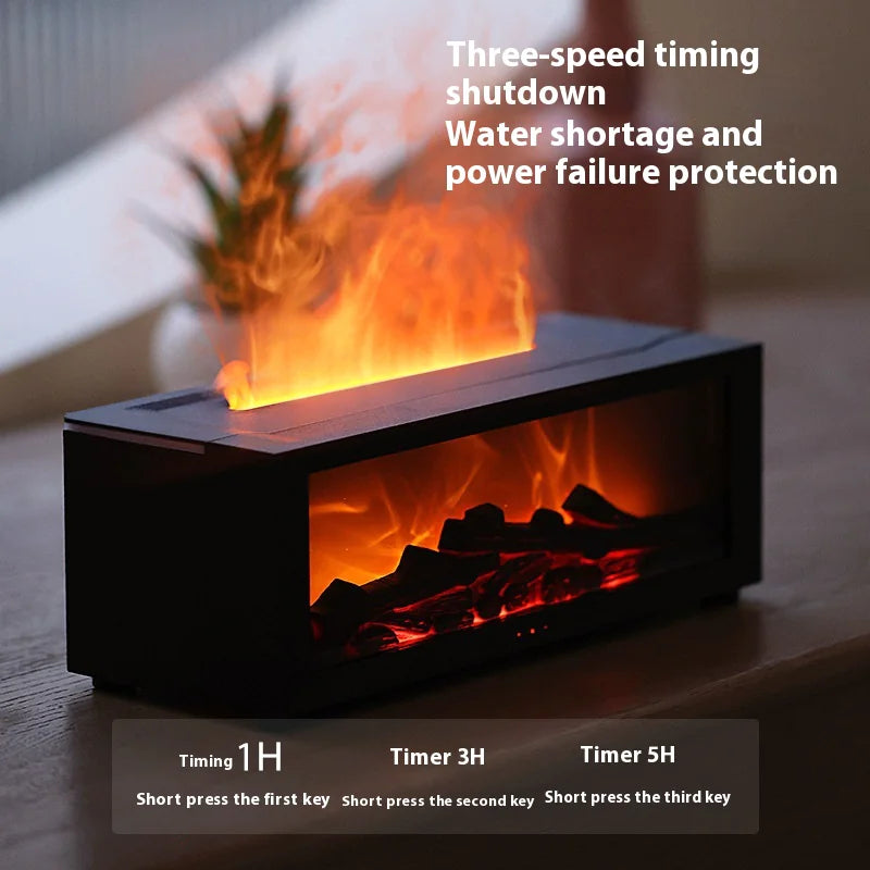 Aptus Praxis Flame Effect Aroma Diffuser: Serene Ambiance & Mist