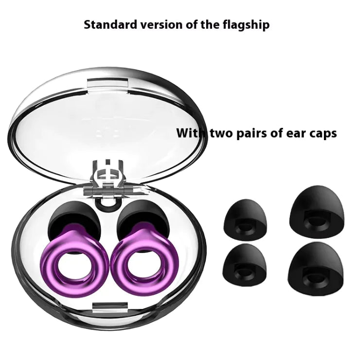 Silent Rest Sleep Earplugs Purple