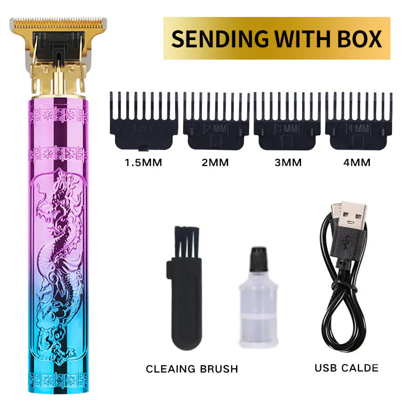 Aptus Praxis Professional T-Blade Hair Clipper & Trimmer with Artistic Designs