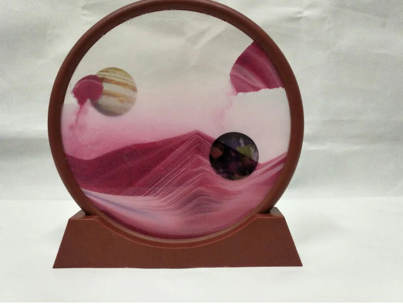 Liquid Sand Art Planet Home Decor Sand Painting