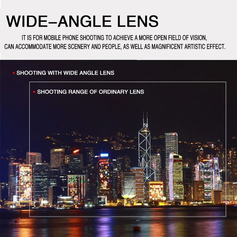 3 in 1 Fisheye Phone Lens Wide Angle Zoom Lens Fish Eye Macro Lenses Camera Kits With Clip Lens On The Phone For All Smart Phone