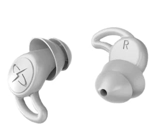 Silicone Ear Plugs for Comfortable Sleep Off-White