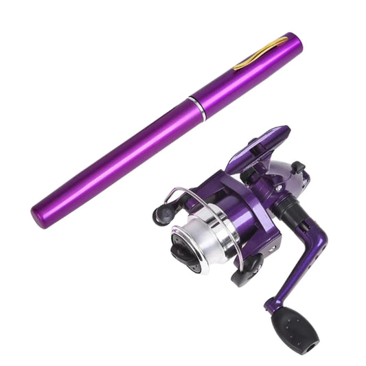 PocketPen 40" Extendable Mini Fishing Rod with Reel