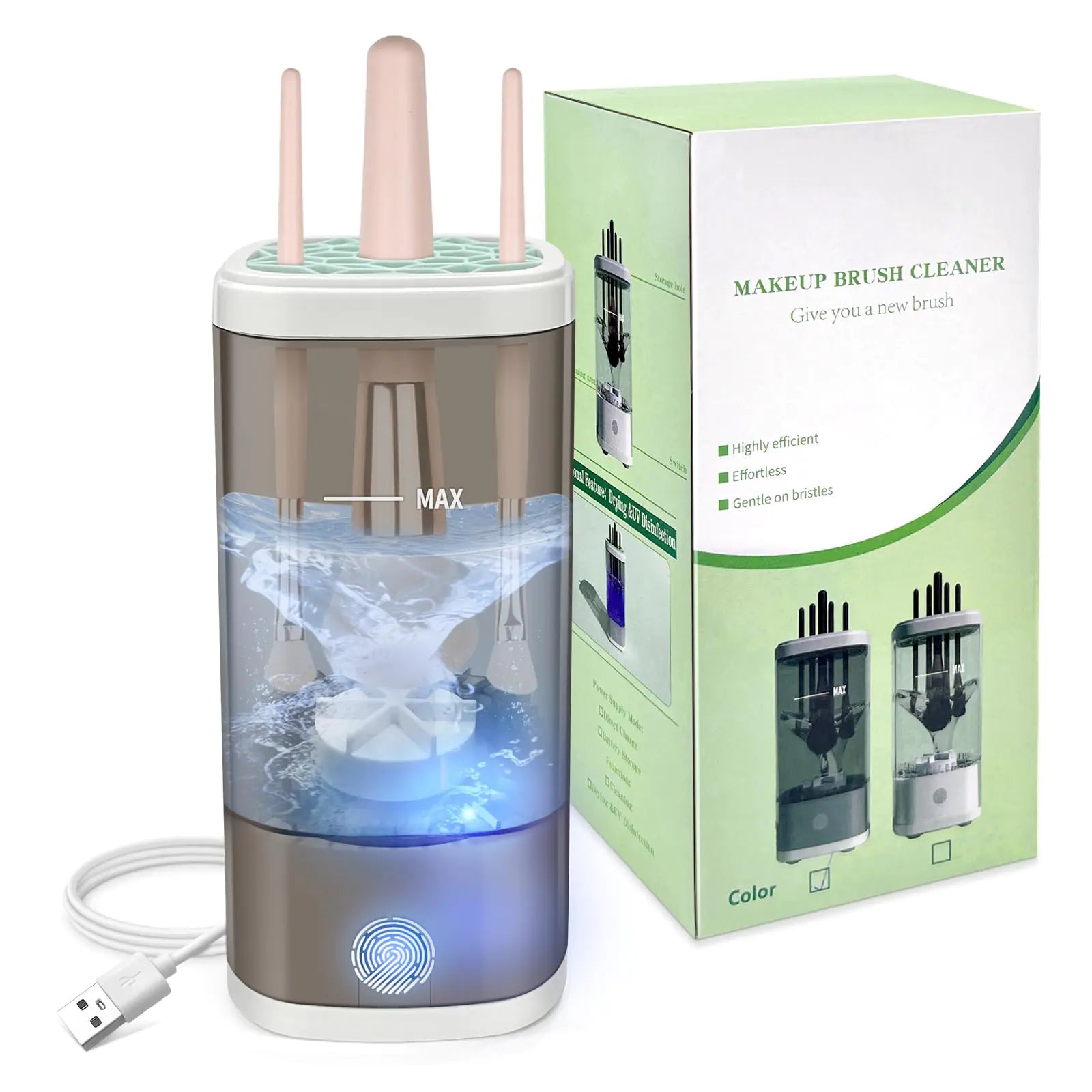 Tpsofy Electric Makeup Brush Cleaner: Effortless Hygiene & Flawless Skin