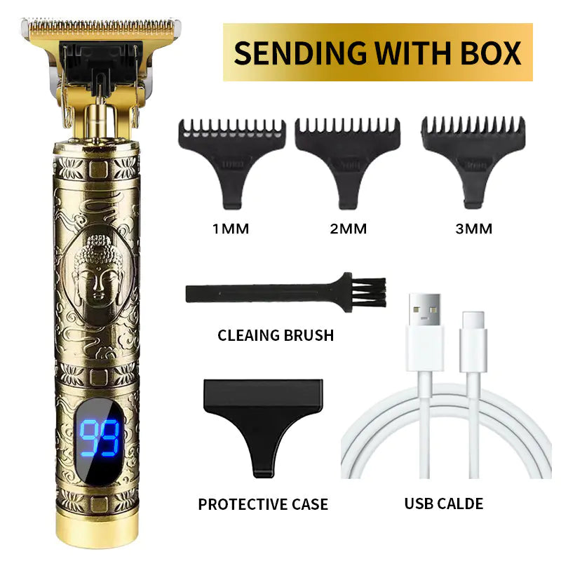 Aptus Praxis Professional T-Blade Hair Clipper & Trimmer with Artistic Designs