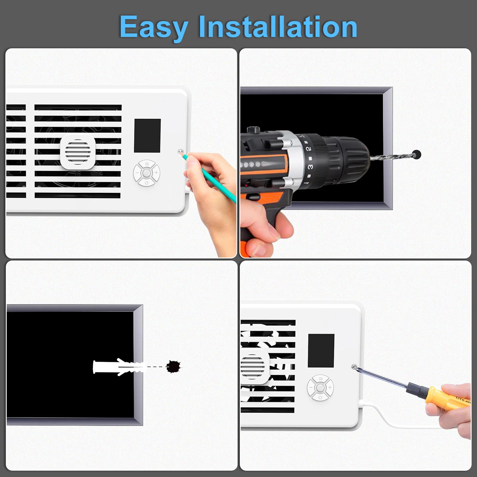 Aptus Praxis Smart Silent Booster Fan with Aromatherapy & Remote Control