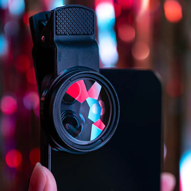Aptus Praxis Universal Clip-On Kaleidoscope Prism Lens for iPhone & Android