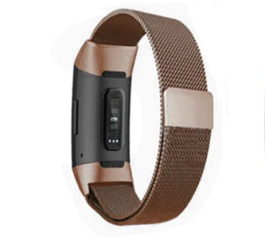 Aptus Praxis Stainless Steel Milanese Loop for Fitbit Charge 3