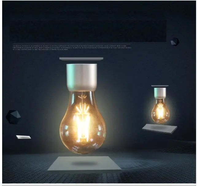 Magnetic Levitation Light Bulb - Creative Decor Piece