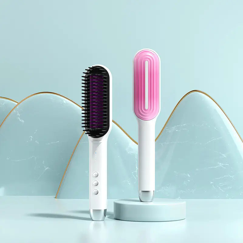 Aptus Praxis 2-in-1 Ionic Hair Straightening Brush & Curler