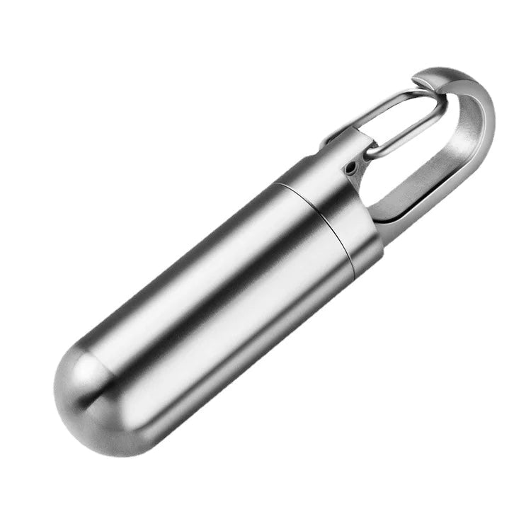 Portable Waterproof Stainless Steel Pill Box