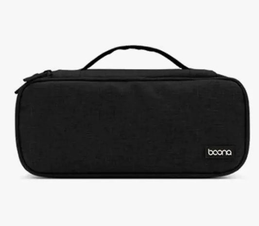 Mouse Charger Storage Bag Black 25cmX11cmX5cm